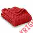 50x60l Threshold Chenille Throw Blanket Afghan Couch Christmas Gift Holiday Home