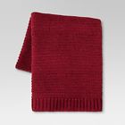52399962 Threshold Chenille Throw Blanket 490671012905