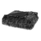 52964840 Jla Home Black Adelaide Faux Fur Throw Blanket 086569896681