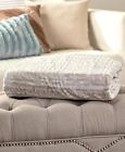 556520-5bjq-tpe Unbranded Square Soft Plush Micro Velvet Embossed Blanket Throw Large