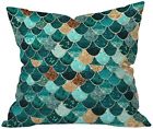 57567-thrpi10 Deny Designs Monika Strigel Really Mermaid Throw Pillow 887522534479