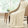 5hcbl478-awt-st Modern Threads Cotton Oversized Cable Diamond Knit Throws 645470159119