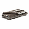 5lxfxthe-brd-st Amrapur Braided Throw Blanket Faux Fur Polyester Brown 761531655694