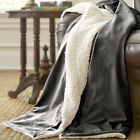 5mmsrtrg-cho-st Amrapur Machine Washable Overseas Sherpa Micro Mink Reverse Throw