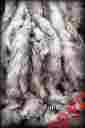 5x6brtb 5x6blkrabbit Throw Fur Accents Exotic Gray Rabbit Blanket Faux 5 X 6 Bedspreads Throws