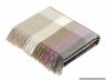 608912717735 Bronte Moon Merino Lambswool Throw Blanket Harley Stripe