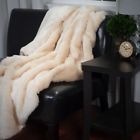 61-74-be Lavish Home Fur Throw 728662918524