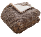 61087019 Safavieh Furry Throw Blanket