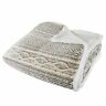 613kbs Lavish Home Flannel Sherpa Beige 886511993341
