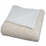 61a-24474  Bedford Home Floral Etched Fleece Blanket With Sherpa 886511624474