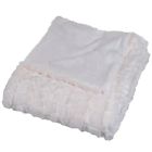 61a-26584 Bedford Home Plush Croc Embossed Faux Fur Mink 886511626584