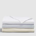 Y1441 636189113479 Hudson Park Waffle Twin Blanket Ivory
