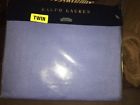 650199145431 Ralph Lauren Palmer Collection Twin Bed Blanket French Blue Cotton