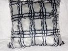 651348146785 Spencer Throw Pillow Set Fun Stripped Plaid Fur