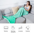 657419551069 Langria Microfiber Flannel Mermaid Tail Blanket With Halter