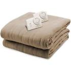 1004-903292-706 657812132285 Biddeford Comfort Knit Electric Heated Blanket King Fawn