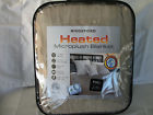 657812154706 Biddeford Blankets Electric Heated Warming Micro Plush Brown