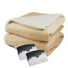 657812155673 Biddeford Velour Sherpa Electric Heated Warming Blanket King