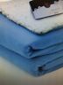 1030-9031143-503 657812160202 Biddeford Comfort Knit Sherpa Electric Heated Blanket Twin Blue Denim