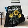 661575271990 Yatuon Sunflower Blanket Print Throw Soft Warm Lightweight