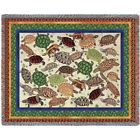 666576024248 Unbranded New Turtles Heavy Afghan Woven Cotton Throw