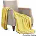 669900 Boon Knitted Tweed Throw Couch Yellow Free Shipping 669900482097