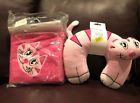 674204019788 Eta Snugl Travel Fleece Blanket Neck Pillow Nwt