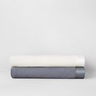 H5083 675716525934 Hudson Park New Bedding Silk Blend Blanket Smoke
