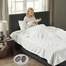 675716782221 Woolrich Heated Plush To Berber Electric Blanket Throw
