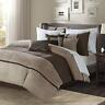 675716870515 Madison Park Faux Suede Duvet Cover Full Queen