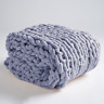 689826847145 Penkermar Chunky Knit Blanket Chenille Throw Handmade Soft