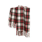 6952658834893 Glitzhome Plaid Woven Fringe Throw Blanket Sofa Couch