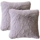 6956370383233 Pack Shaggy Plush Faux Fur Decorative Throw Pillow