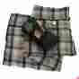 70292 Pendleton Beautiful Plaid Roll-up Blanket Black Butte 60 X 70 New