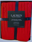 709317313765 Ralph Lauren Cotton Throw Blanket Cable Knit New