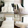 711181219456 Xyyzyz Fluffy Plush Blanket Solid Long Hair Shaggy