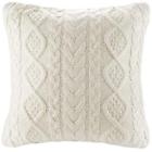 712096344707 Cotton Knitted Decorative Cable Braid And Diamond Knitting