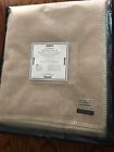 71341 Pendleton New Wool Washable Twin Blanket Tan Plaid Herringbone