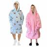 719833758834 Snuggi Wearable Blanket Hoodie Thick Fleece Sherpa Elastic