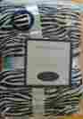 72115 Hotel Collection New Nip Therma Plush Blanket Africa Safari Zebra Animal Print King 102 X 90 008953721157