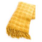 72332-0gl Houndstooth Throw Gold
