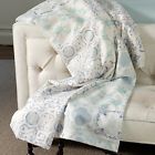728455533156 Matouk Evora Blue-multi Throw
