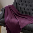 733281593144 Unbranded All Season Blanket King Size Plum Purple