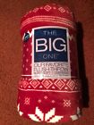 73bouplth The Big One Super Soft Plush Oversized Red White Fair