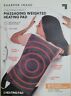 31424 740275053980 Sharper Image Calming Heat Massaging Weighted Heating Pad