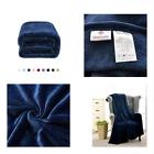 747100008429 Flannel Fleece Blanket Bed Or Couch Throw By