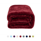 747100008566 Newshone Flannel Fleece Blanket Bed Sleeping Warm Soft