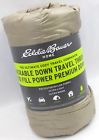 750105140216 Eddie Bauer Down Filled Travel Blanket Carry Bag