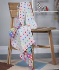 752830822825 Foxford Woollen Mills White Multicolor Spot Lambswool Baby