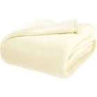 Wa54 766686934137 Mainstays New Plush Bed Blanket Inches Polyester Vanilla